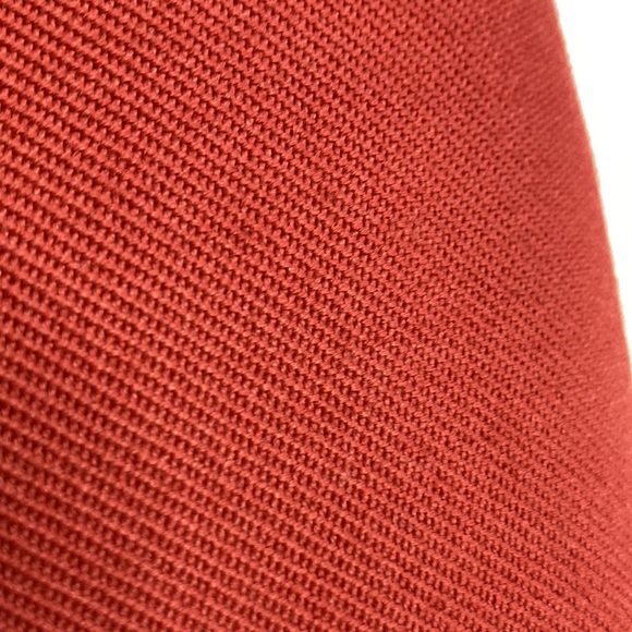 Vintage Skirt Womens Small Brick Red Wool Pleated Mini A Line Made in France - Picture 8 of 11